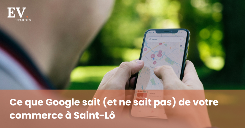 fiche Google Business Saint-Lô sur smartphone